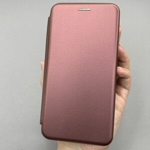 Чохол-книга для Huawei P30 Lite книжка з підставкою на телефон хуавей п30 лайт бордова stn