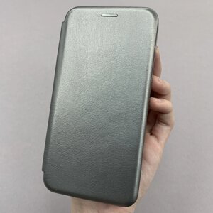 Чохол-книга для Huawei Y6 2019 книжка з підставкою на телефон хуавей у6 2019 сіра stn