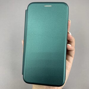 Чохол-книга для Huawei Y6 2019 книжка з підставкою на телефон хуавей у6 2019 темно-зелена stn