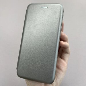 Чохол книга для Meizu M6s книжка з підставкою на телефон мейзу м6с сіра stn