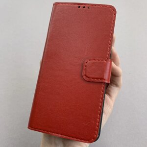 Чохол-книга для Oppo A12 чохол книжка з хлястиком на телефон оппо а12 червона b6r