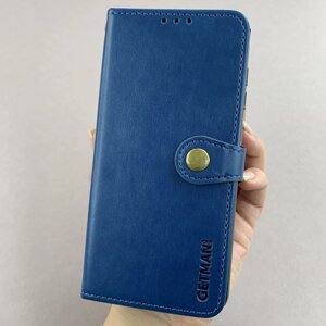 Чохол-книга для Samsung Galaxy S21 FE книжка з магнітною застібкою на телефон самсунг с21 фе синя gll