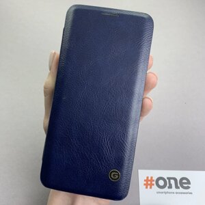 Чохол-книга Samsung Galaxy s9 G-Case шкіра шкіряна щільна чолох книжка на самсунг с9 синя