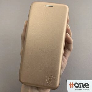 Чохол книга для Samsung S9 книжка з підставкою на телефон самсунг с9 рожеве золото stn