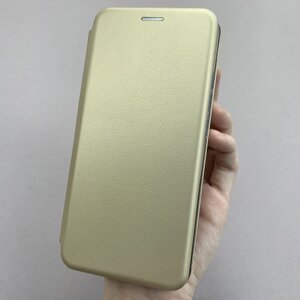 Чохол-книга для Tecno Spark 6 Go книжка з підставкою на телефон техно спарк 6 го золота stn