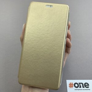 Чохол-книга для Xiaomi Mi 10 Lite книжка з підставкою на телефон сяомі мі 10 лайт золота stn