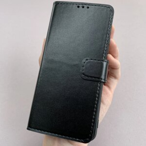 Чохол-книга для Xiaomi Mi 11 Lite чохол книжка з хлястиком на телефон сяомі мі 11 лайт чорна b6r