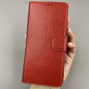 Чохол-книга для Xiaomi Mi 11 Lite чохол з хлястиком захистом камери на сяомі мі 11 лайт червона b6r
