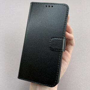 Чохол-книга для Xiaomi Mi 8 Lite чохол книжка з хлястиком на телефон сяомі мі 8 лайт чорна b6r