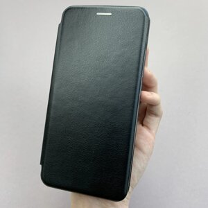 Чохол-книга для Xiaomi Redmi 10A книжка з підставкою на телефон сяомі редмі 10а чорна stn