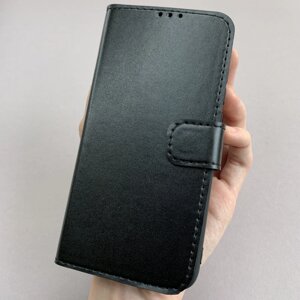 Чохол-книга для Xiaomi Redmi 7 чохол книжка з хлястиком на телефон сяомі редмі 7 чорна b6r