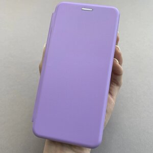 Чохол-книга для Xiaomi Redmi 9 книжка з підставкою на телефон сяомі редмі 9 світло-бузкова stn