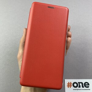 Чохол-книга для Xiaomi Redmi Note 8 Pro книжка з підставкою на телефон сяомі редмі нот 8 про червона stn