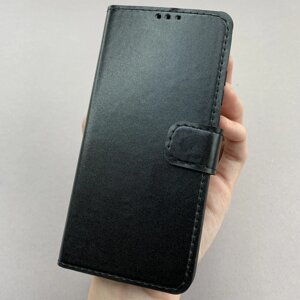 Чохол-книга для Xiaomi Redmi Note 8T чохол книжка з хлястиком на телефон сяомі редмі нот 8т чорна b6r