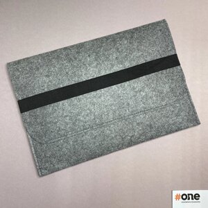 Чохол-конверт для MacBook 11 чохол для ноутбука діагональ 11 фетровий повстяний чохол темно-сірий L4R