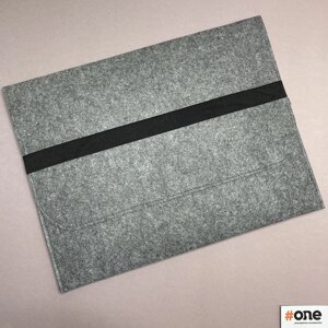 Чохол-конверт для MacBook 14 чохол для ноутбука діагональ 14 фетровий повстяний чохол темно-сірий L4R