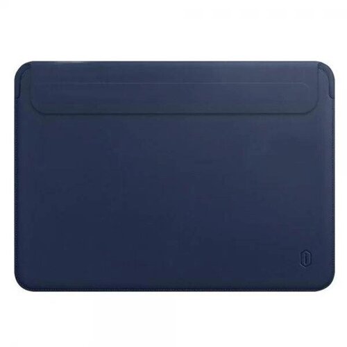Чохол конверт для MacBook Pro 16 A2141 шкіряний чохол папка на макбук про 16 синій
