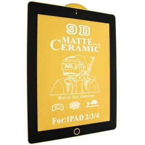 Плівка для Apple iPad 2 матова керамічна плівка на екран на планшет айпад 2 чорна K7O