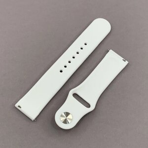 Ремінець 22 мм для Mibro X1 силіконовий ремінець для смарт годинника мібро х1 білий wtc