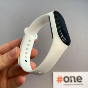 Ремінець для Xiaomi Mi Band 3 силіконовий кольоровий ремінець для фітнес трекера браслета мі бенд 3 білий BND