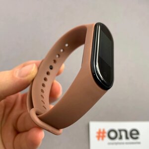 Ремінець для Xiaomi Mi Band 3 силіконовий кольоровий ремінець для фітнес трекера браслета мі бенд 3 коричневий BND