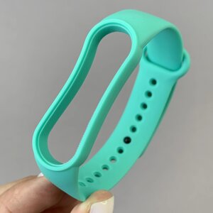 Ремінець для Xiaomi Mi Band 4 силіконовий кольоровий ремінець для фітнес трекера браслета мі бенд 4 м'ятний BND