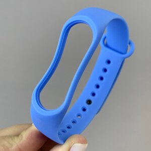 Ремінець для Xiaomi Mi Band 4 силіконовий кольоровий ремінець для фітнес трекера браслета мі бенд 4 синій BND