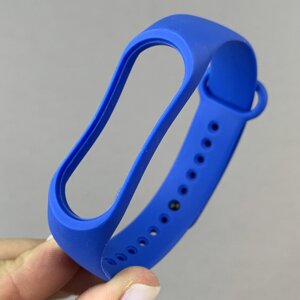 Ремінець для Xiaomi Mi Band 4 силіконовий ремінець для фітнес браслета сяомі мі банд 4 синій bnd