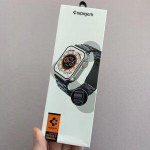 Ремінець металевий Spigen SP-12 для Apple Watch 38 мм ремінець для годинника чорний i3n