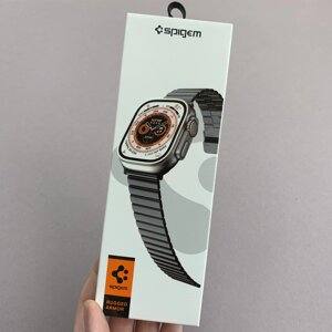 Ремінець металевий Spigen SP-12 для Apple Watch 40 мм ремінець для годинника чорний i3n