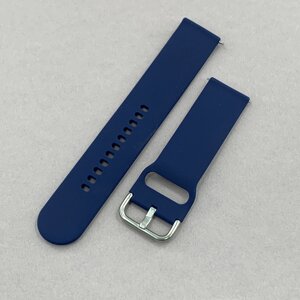 Ремінець силіконовий 22 мм для Haylou LS04 (RS3) ремінець для смарт годинника темно-синій b0r