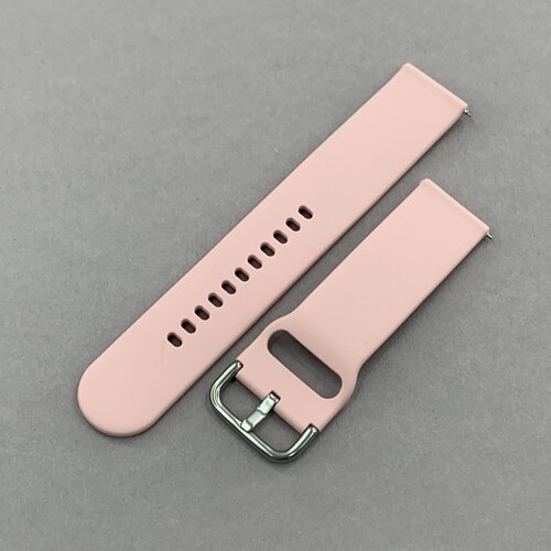 Ремінець силіконовий 22 мм для Xiaomi Amazfit Pop 3S ремінець для смарт годинника рожевий b0r