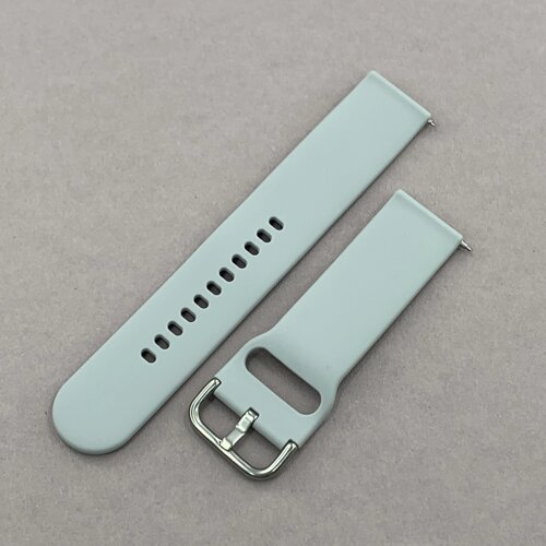 Ремінець силіконовий 22 мм для Xiaomi Amazfit Pop 3S ремінець для смарт годинника сірий b0r