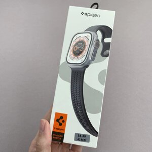 Ремінець силіконовий Spigen SP-02 для Apple Watch 41 ремінець для годинника чорний e8j