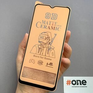 Захисна плівка для Samsung Galaxy A03 матова керамічна плівка на телефон самсунг а03 чорна CRM