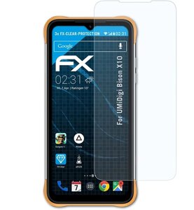 Захисна плівка для Umidigi Bison X10 глянсова гідрогелева плівка на юмідіджі бізон х10 прозора x2p