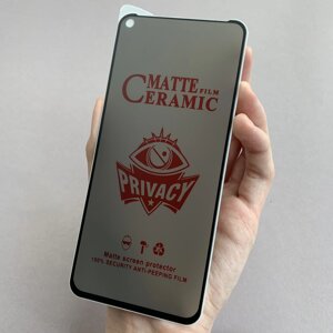 Захисна плівка для Xiaomi Redmi Note 9 керамічна приватна матова плівка на телефон сяомі нот 9 чорна