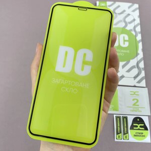 Захисне скло 5D DC для Apple iPhone 11 Pro Max скло на екран айфон 11 про макс чорне l0c