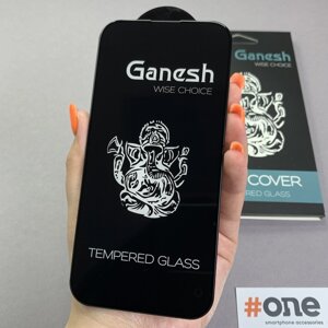 Захисне скло для Apple iPhone 14 Pro Ganesh 5d скло на телефон айфон 14 про чорне