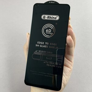 Захисне скло для Realme 9 Pro G-Rhino скло на екран на телефон реалмі 9 про чорне