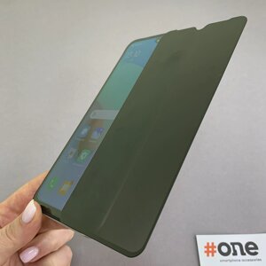 Захисне скло для Realme C15 приватне антишпигун скло на телефон реалмі с15 чорне prv