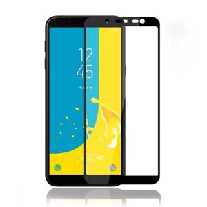 Захисне скло для Samsung Galaxy A7 2018 A750 захисне скло 5д HQ на телефон самсунг а750 чорне hqg