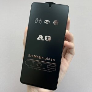 Захисне скло для Xiaomi Poco X3 матове без відбитків скло на телефон сяомі поко х3 чорне mtt