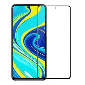 Захисне скло для Xiaomi Poco X3 Pro скло з вирізом під камеру на сяомі поко х3 про чорне nfd