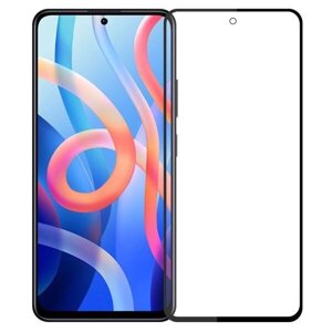 Захисне скло для Xiaomi Redmi Note 11 5G скло з вирізом під камеру на сяомі редмі нот 11 5г чорне nfd