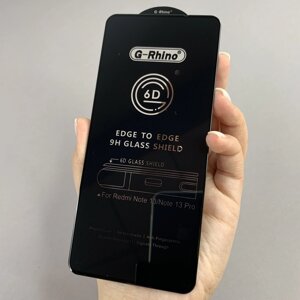 Захисне скло для Xiaomi Redmi Note 13 4G G-Rhino скло на телефон сяомі редмі нот 13 4г чорне