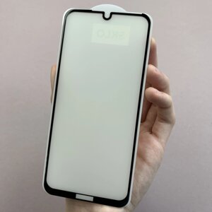 Захисне скло для Xiaomi Redmi Note 8 sklo 5D на екран скло на телефон сяомі редмі нот 8 чорне j5r