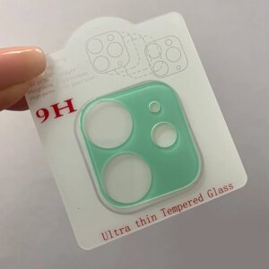 Захисне скло на камеру для Apple iPhone 11 скло на камеру айфон 11 бірюзове tdk