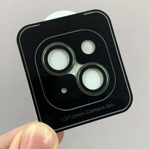 Захисне скло на камеру для Apple iPhone 13 Mini захисні лінзи на камеру айфон 13 міні темно-зелене h3v