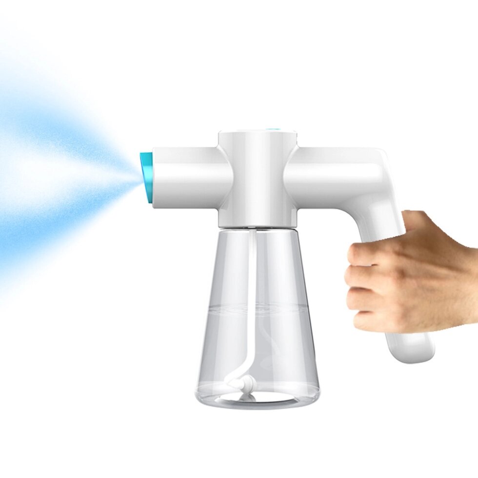 Ручной портативный распылитель для дезинфектора Nano Spray Machine F9 белый. Для быстрой дезинфекции помещений ##от компании## Интернет магазин BTR-group - ##фото## 1